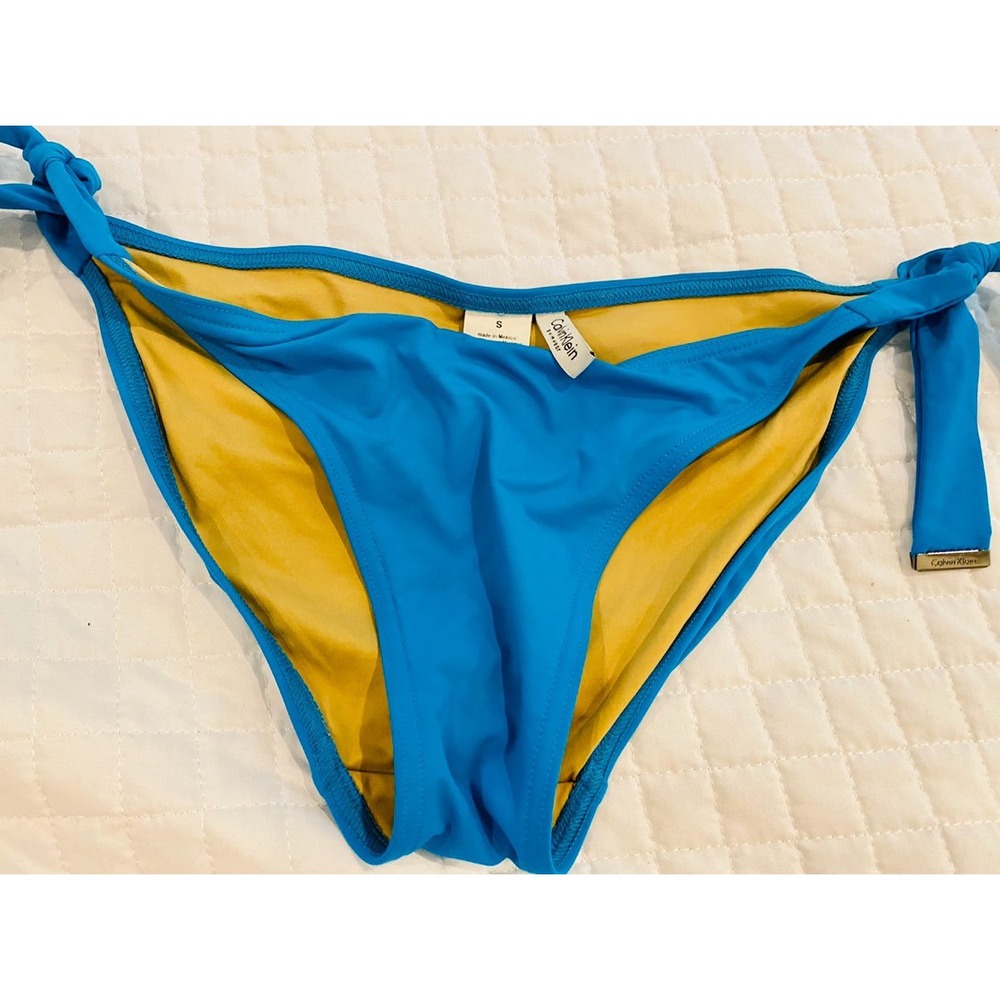 WomensCalvin Klein blue‎ bikini bottom S